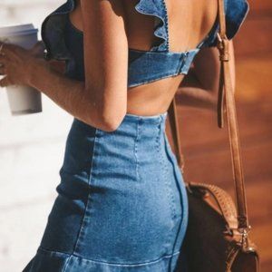 Skylar and Madison Denim Dress | Size Small